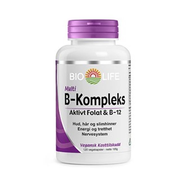Hovedbilde Bio life multi B-kompleks 120 kap